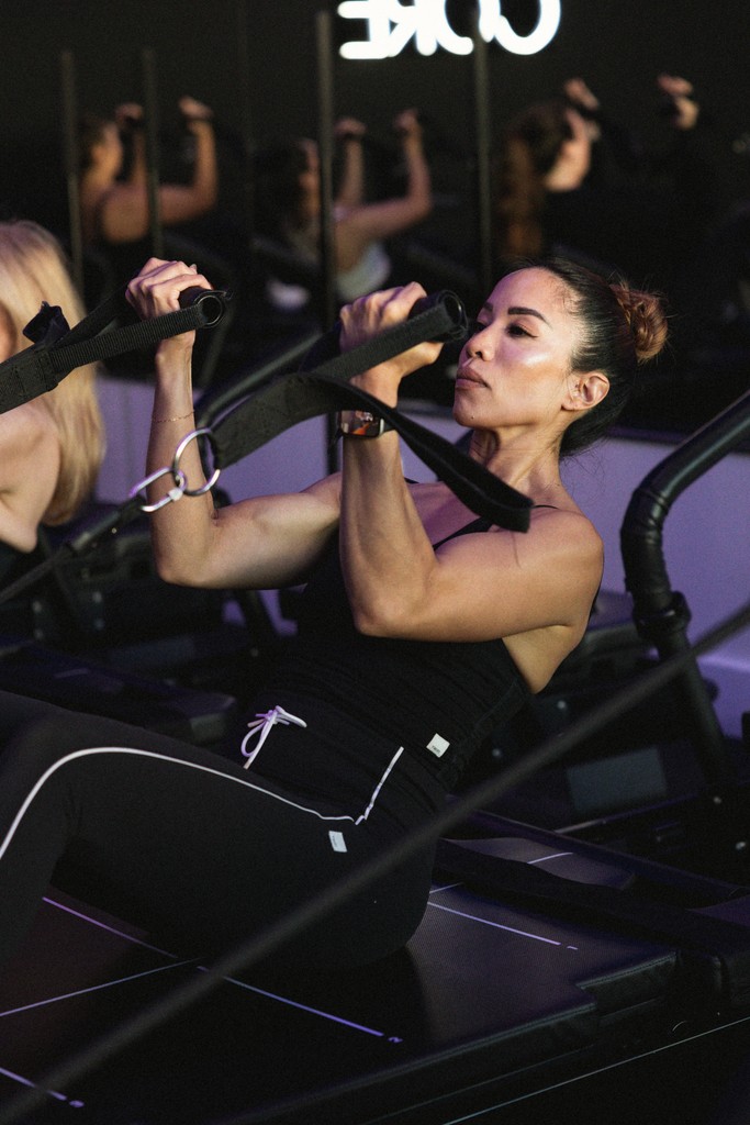 A client training with resistance on the XFormer.